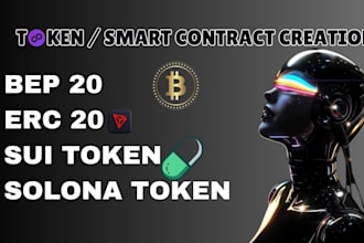 create bep20,sui,erc20,base,sol,etherum custom token do smart contract audit