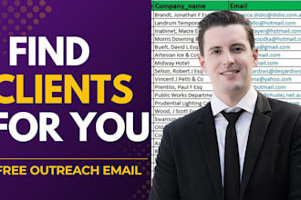 find clients for you and give you a lead list