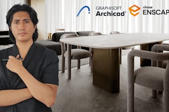 create luxury interior design with 3d rendering