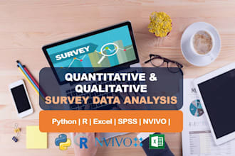 do data analysis of quantitative or qualitative survey