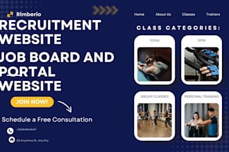 design recruitment website , job portal, job board recruitment  agency website