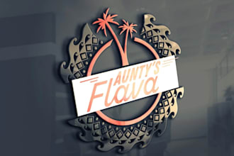 draw restaurant bbq grill cafe pizza food logo design