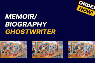 be memoir ghostwriter biography autobiography bio writer about us nonfiction