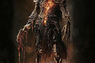 create any kind of fantasy scary horror character