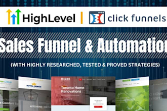 go high level expert, click funnel, leadpages, kajabi, sales funnel website