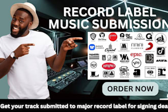 submit your music to record label and help you get signed