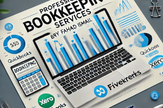 manage monthly bookkeeping, bank reconciliation, and financial reports