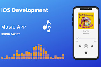 develop a high quality ios music app tailored to your needs