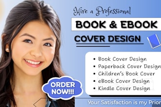 design book cover ebook cover design paperback or kindle cover book