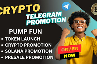 do organic twitter x marketing, pump memecoin token launch, telegram subscribers