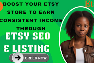 set up etsy digital product etsy store creation etsy SEO listing pod store