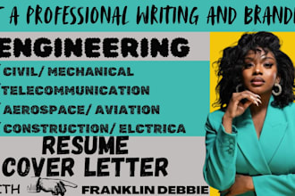 write resumes for data mechanical, chemical electrical, aerospace civil engineer