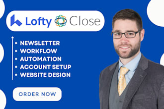 setup lofty CRM website close io crm kvcore website landing chime follow up boss