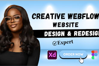 design or develop webflow website, webflow expert, figma to webflow