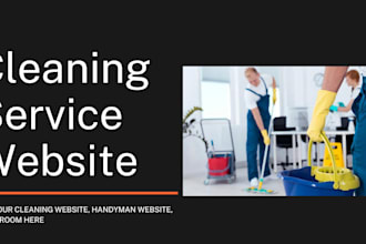 do a custom handyman website cleaning website junk remover cleaning service