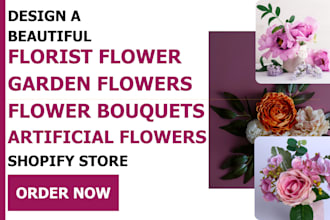 design flower shopify store flower website flower store florist website