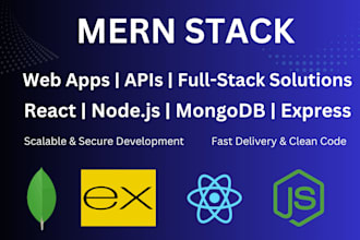 develop a full stack mern web application