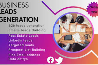 do b2b lead generation lead, targeted list building, prospect list for you