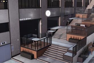 do realistic 3d roblox map, roblox studio blender