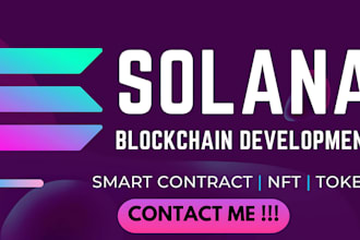develop solana blockchain, smart contract, web3 dapp, ton blockchain
