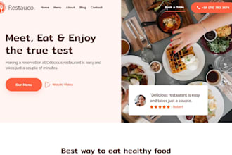 build squarespace restaurant website bakery website with online booking