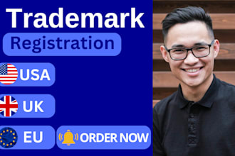 help with trademark registration USA, UK, or eu and search