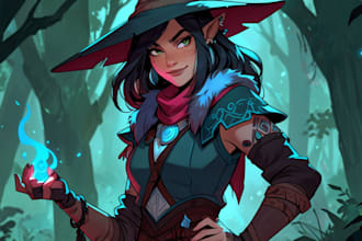 draw dnd, fantasy character, dnd party, and concept art