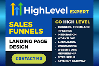 gohighlevel saas setup automation workflow go high level crm expert ghl website
