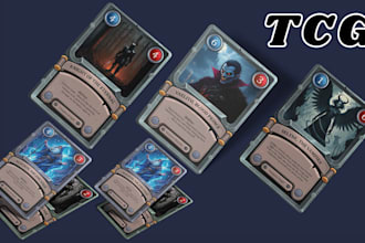 custom trading card game design tabletop tcg card template ccg rpg game mtg deck