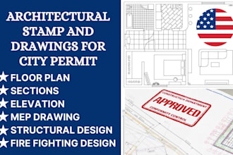 draw stamp architectural drawing mep foundation framing plans structural drawing