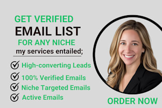 build niche targeted verified email list for email marketing
