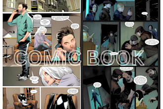 draw comic book, graphic novel comic artist, anime manga storyboard, comic strip