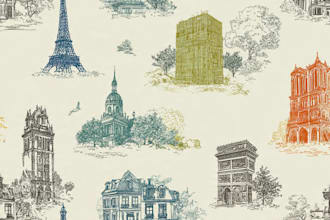 create traditional and customized toile de jouy