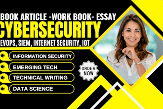 write cybersecurity ebook, cloud computing, technical writing on ebook writer