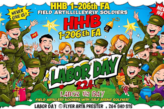 do unique quality kids youtube banner, scary cartoon flyer and logo design