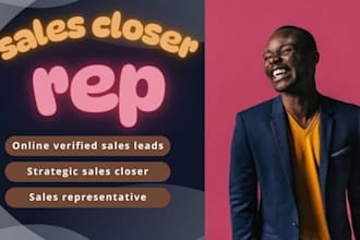 be your sales closer online sales representative sales agent rep appointment set