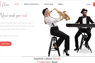 design musical instrument shopify music store piano music website guitar store