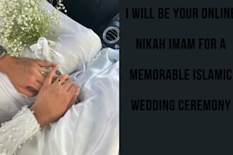 be your online nikah imam for a memorable islamic wedding ceremony