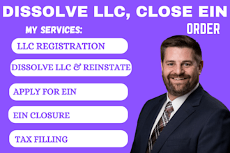 dissolve US llc close ein cancel corporation llc registration llc dissolution