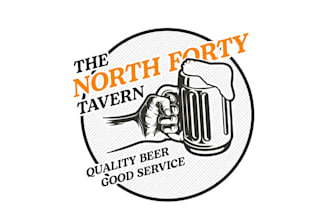 design professional north woods tavern logo