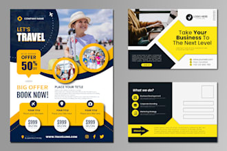 design eye catching eddm postcard, flyer, or brochure for your business
