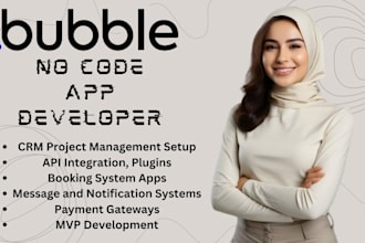 build IOS and android no code bubble io mvp flutterflow adalo glide mobile app