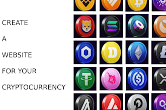 create launch and manage your crypto currency website or app , meme token