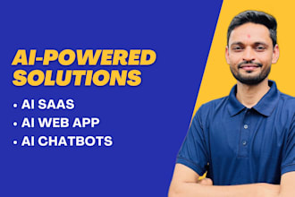develop ai website, ai saas, ai chatbots or custom gpt