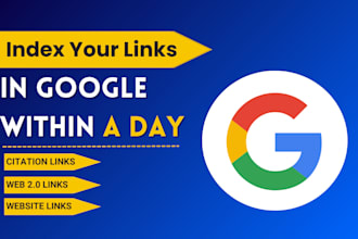index your website and backlinks in google within a day