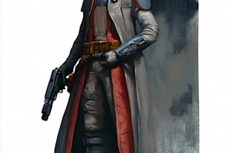 draw your sci fi art and star wars character