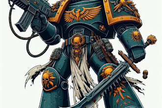 paint miniatures for warhammer 40k