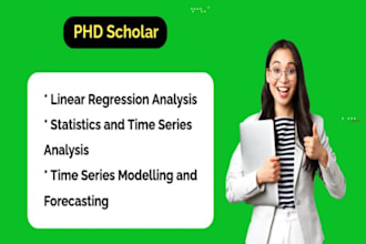 help in linear regression time series analysis modelling forecasting statistics