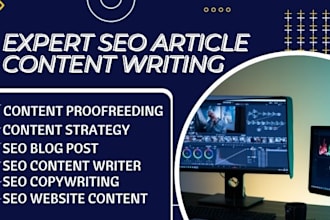 write engaging SEO articles and blog post with human written content