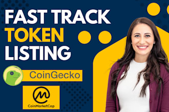 do fast track token listing on coingecko coinmarketcap and binance